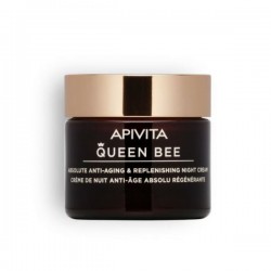 Apivita Queen Bee Absolute Anti-Aging & Replenishing Night Cream Κρέμα Νύχτας Απόλυτης Αντιγήρανσης & Εντατικής Θρέψης 50ml