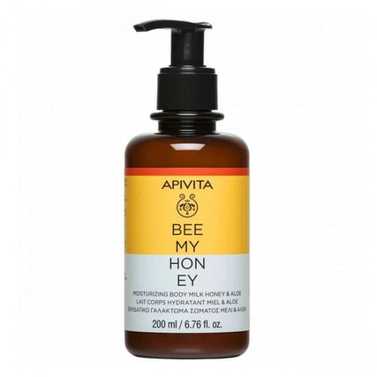 Apivita Bee My Honey Moisturizing Body Milk Ενυδακτικό Γαλάκτωμα Σώματος με Μέλι & Αλόη 200ml