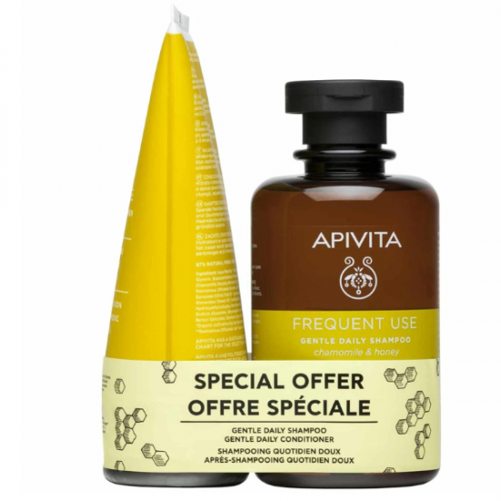 APIVITA ΣΑΜΠΟΥΑΝ & ΚΡΕΜΑ ΚΑΘΗΜΕΡΙΝΗΣ ΧΡΗΣΗΣ SPECIAL PRICE 250ML &150ML