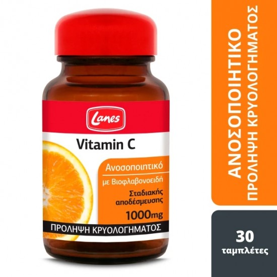 LANES VIT C 1000MG 30T RED