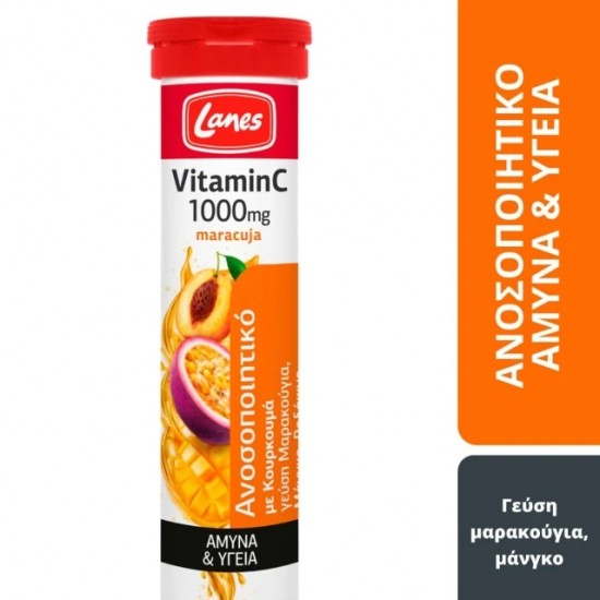 LANES EFF VIT C 1000MG + MARACUJA 20T