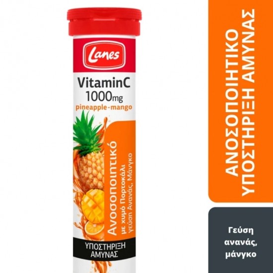 LANES EFF VIT C 1000MG + PINEAPPLE 20T