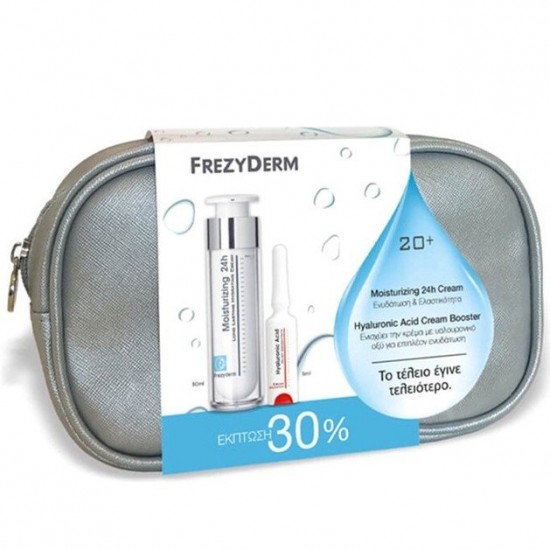 FREZYDERM ΝΕΣ.MOIST 24H 50ML+HYAL.ACID BOOSTER 5ML -30%