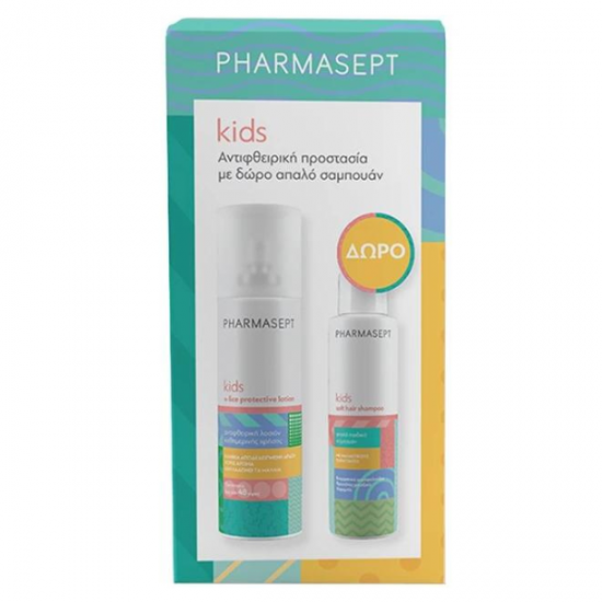 PHARMASEPT KIDS PACK XLICE LOTION+SOFT HAIR SHAMPOO 100ML