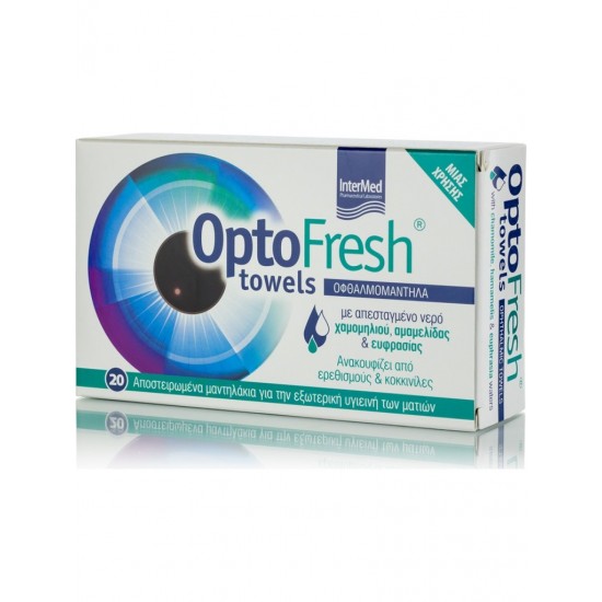 INTERMED OPTOFRESH TOWELS [BT x 20 Sachets]