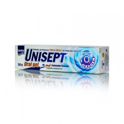 Intermed Unisept Oral Gel Γέλη για Έλκη και Πληγές της Στοματικής Κοιλότητας 30gr