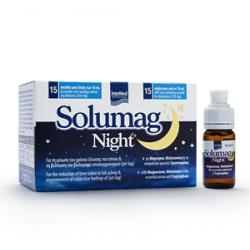 Intermed Solumag Night Συμπλήρωμα Διατροφής για την Αϋπνία 15 vials x 10ml