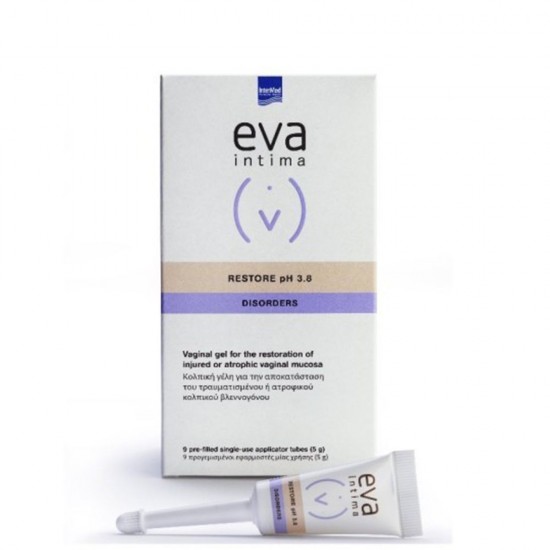 Intermed Eva Intima Restore Κολπική Επουλωτική Γέλη για Τραυματισμούς ή Ήπια Ατροφία  9τεμ