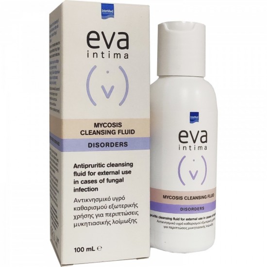 Intermed Eva Intima Mycosis Intimate Liquid Cleanser 100ml (Αντικνησμικό Υγρό Καθαρισμού Εξωτερικής Χρήσης για Περιπτώσεις Μυκητιασικής Λοίμωξης)