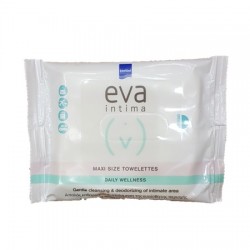 Intermed Eva Intima Maxi Size Towelettes Άμεσος Καθαρισμός & Απόσμηση Της Ευαίσθητης Περιοχής 10τμχ