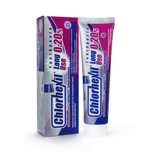 Intermed Chlorhexil Long Use Toothpaste 0.20% Πολλαπλή Προστασία της Στοματικής Κοιλότητας 100ml