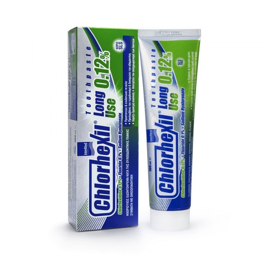 Intermed Chlorhexil Long Use Toothpaste 0.12% Πολλαπλή Προστασία της Στοματικής Κοιλότητας 100ml