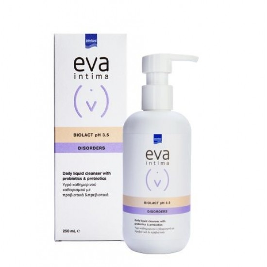 Intermed Eva Intima Biolact ph.3.5 Υγρό Καθαρισμού με Προβιοτικά & Πρεβιοτικά 250ml