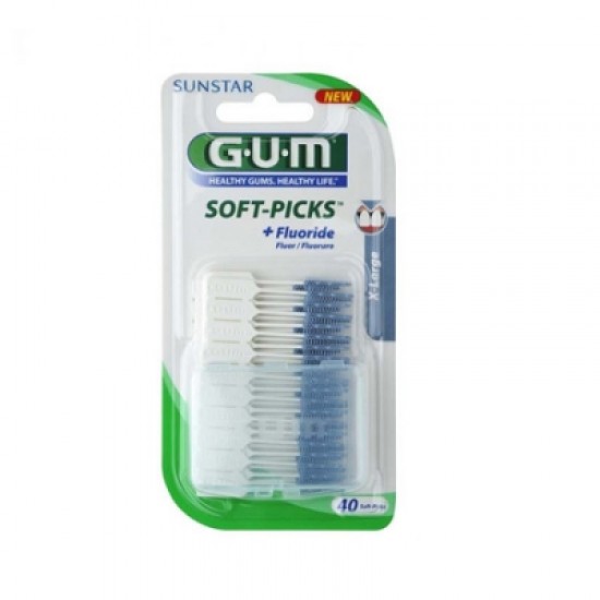 GUM 636 SOFT PICKS EXTRA LARGE x40