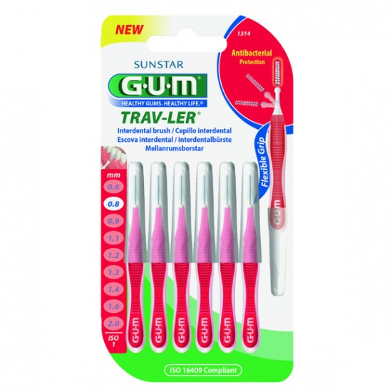 GUM 1314 TRAV-LER 0,8 + SOFTPS ADV PROMO PACK