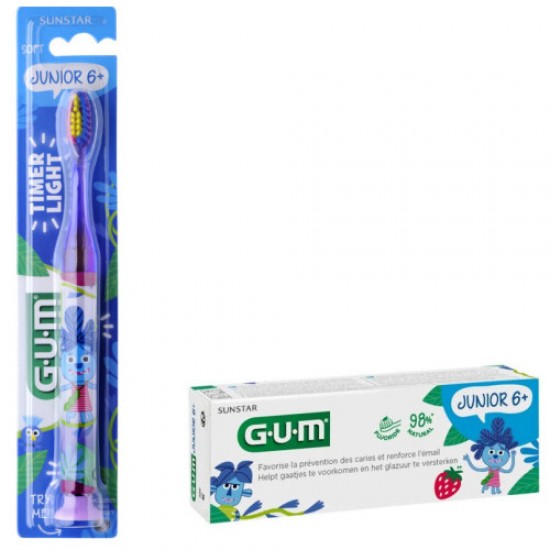 GUM 903 LIGHT-UP ΜΩΒ + JUNIOR ΟΔΟΝΤΟΠΑΣΤΑ