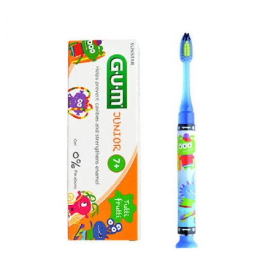 GUM 903 LIGHT-UP ΜΠΛΕ +JUNIOR ΟΔΟΝΤΟΠΑΣΤΑ