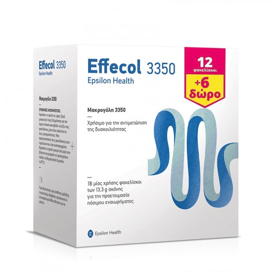 EPSILON HEALTH EFFECOL 3350 (12+6) 18 ΦΑΚΕΛΙΣΚΟΙ