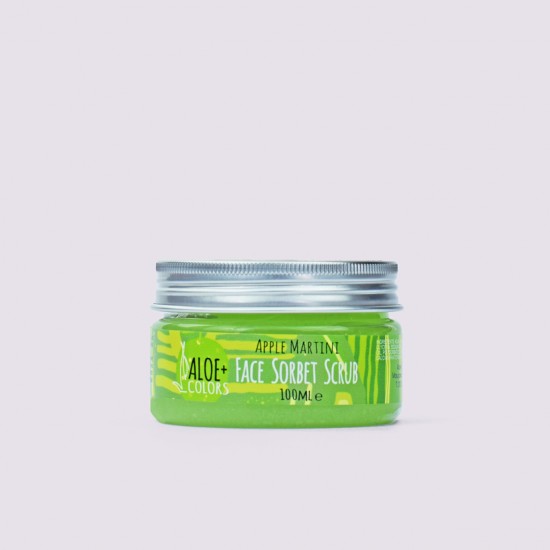 ALOE+COLORS FACE SORBET SCRUB APPLE MARTINI 100ML