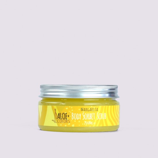 ALOE+COLORS BODY & FACE SORBET SCRUB MARGARITA  200ML