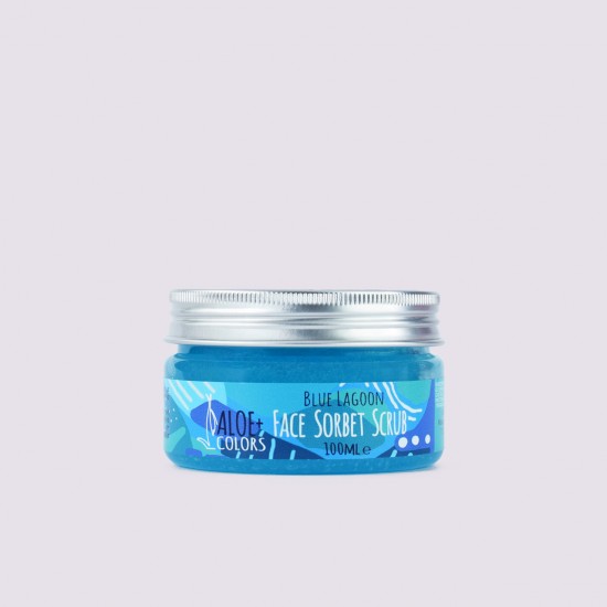 ALOE+COLORS FACE & BODY SORBET SCRUB BLUE LAGOON 100ML