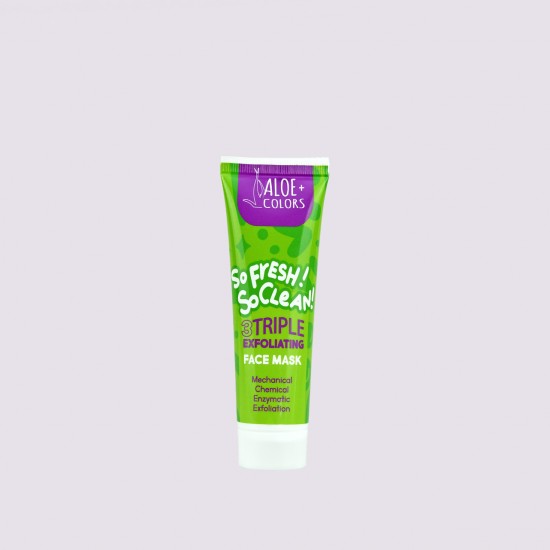 ALOE+COLORS TRIPLE EXFOLIATING FACE MASK 