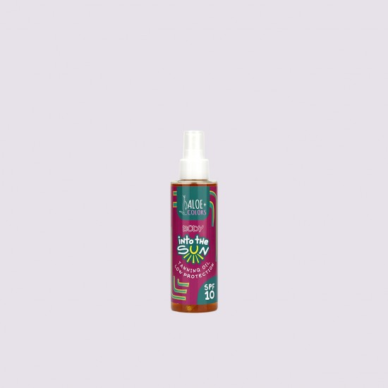 ALOE+COLORS INTO THE SUN TANNING OIL SPF 10 150ML