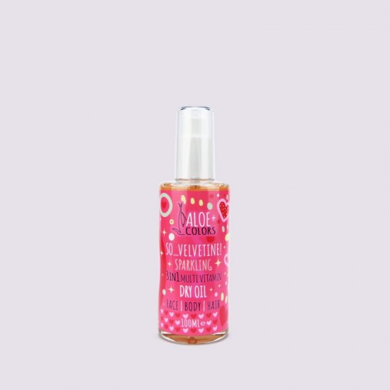 ALOE+COLORS SO VELVETINE SPARKLING 3IN1 MULTI VITAMIN DRY OIL