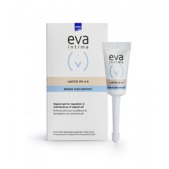 Intermed Eva Intima Moist Long Acting pH 3.0 Υγραντική Κολπική Γέλη για Ανακούφιση της Ξηρότητας 9x2,5g