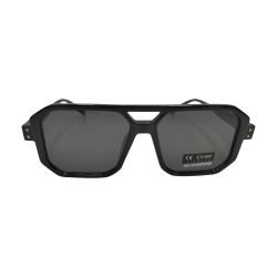 Unisex γυαλιά ηλίου μαύρα κοκκάλινα aviator