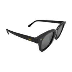 Unisex μαύρα γυαλιά ηλίου Optos με καθρέφτη φακό 