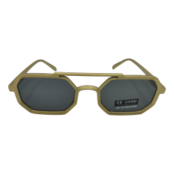 unisex γυαλιά ηλίου octagon χρυσό κοκκάλινα aviator