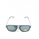 Unisex Polarised μπλε μεταλλικά γυαλιά ηλίου AVIATOR