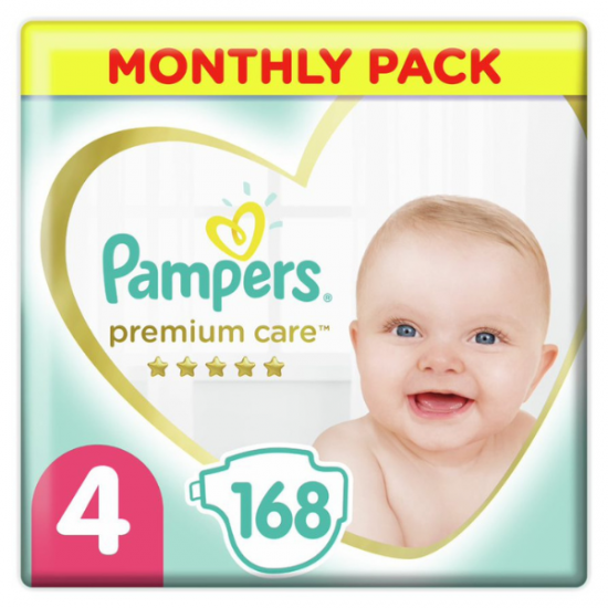 PAMPERS PREMIUM CARE ΜΕΓ 4 1x174 MSB