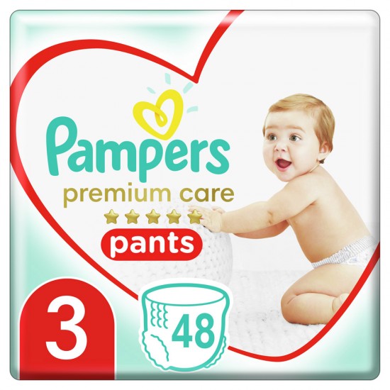 PAMPERS PREMIUM PANTS ΜΕΓ 3 2X48 JUMBO