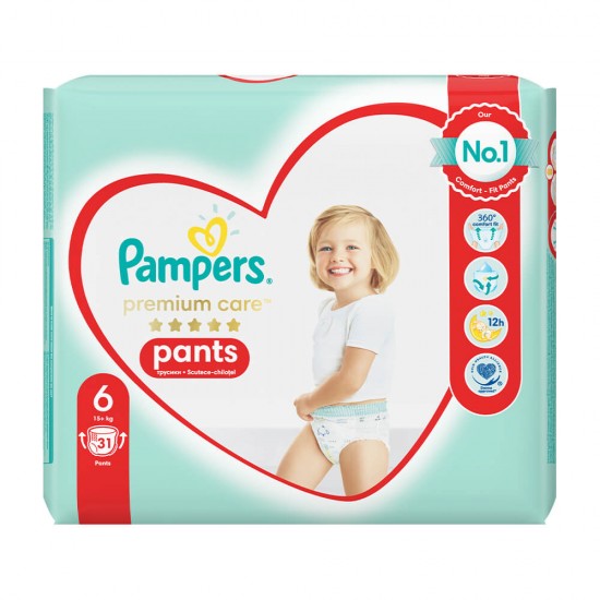 PAMPERS PREMIUM PANTS ΜΕΓ 6 31 JUMBO ST