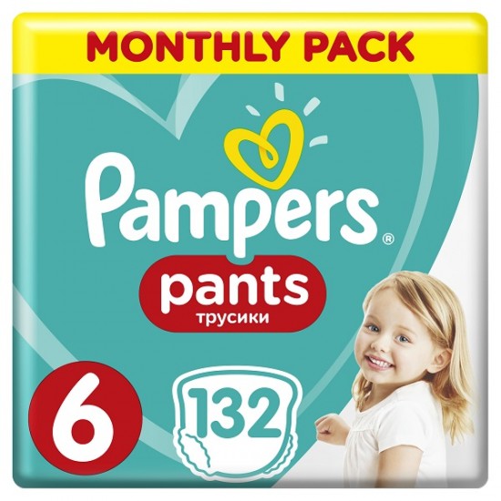 PAMPERS PANTS ΜΕΓ 6 132 MSB