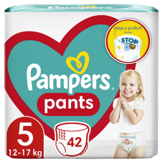 PAMPERS PANTS ΜΕΓ 5 42τμχ MAXI