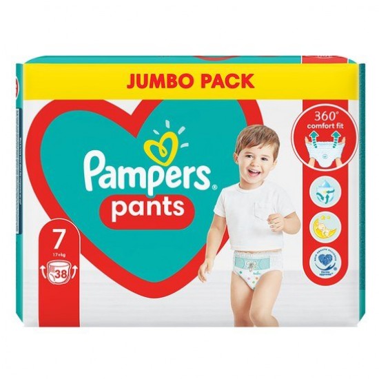 PAMPERS PANTS ΜΕΓ 7 38τμχ JUMBO