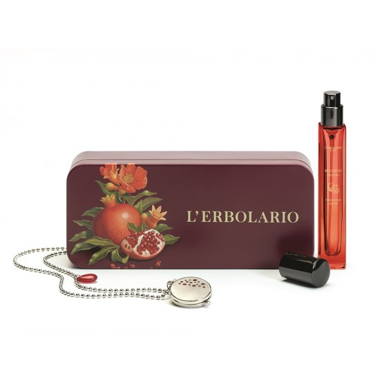 L’Erbolario Melograno Beauty Box Sempre con te Άρωμα 10ml & Κολιέ-κόσμημα 1τμχ