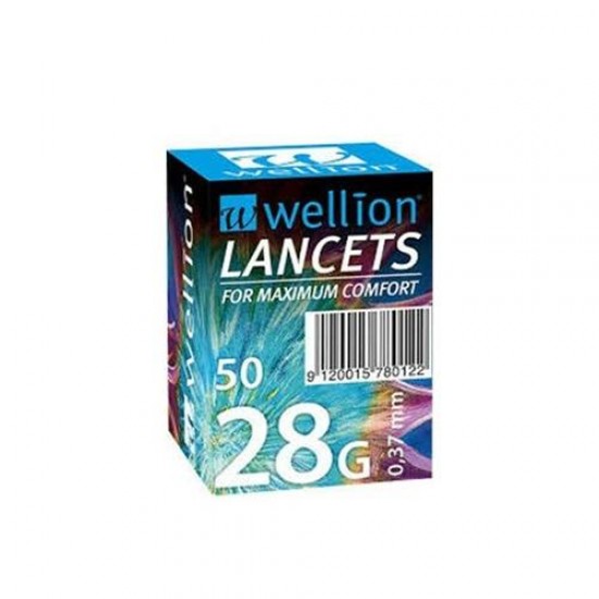 WELLION LANCETS 28G 0,36MM 50TEM