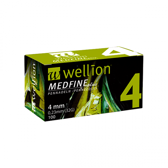 WELLION MEDFINE 4mm (100)