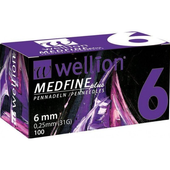 WELLION MEDFINE 6mm (100)