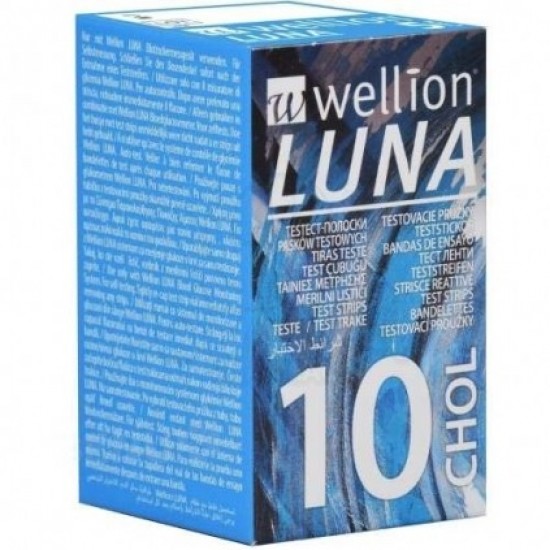 WELLION LUNA 10STRIPS ΧΟΛΗΣΤΕΡΟΛΗΣ