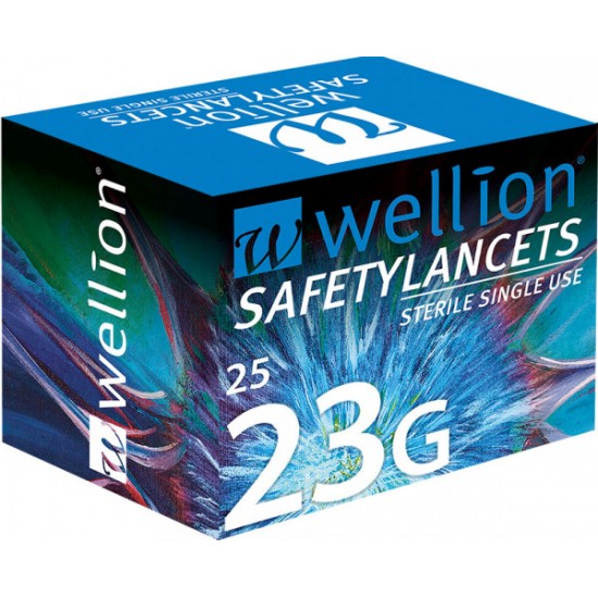 WELLION SAFETY LANCETS 23G (25 τεμ.)