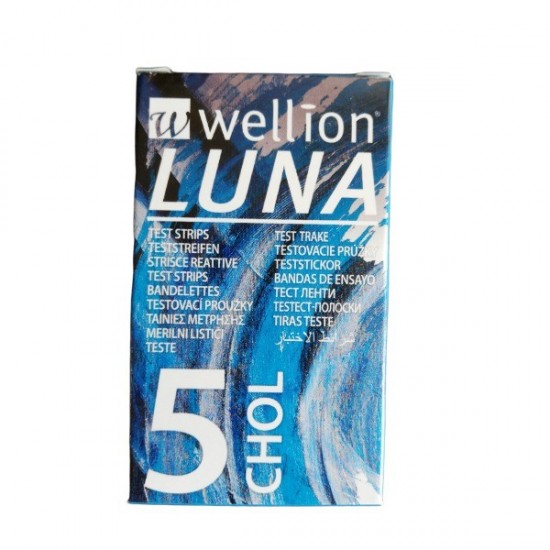 WELLION LUNA 5 STRIPS ΧΟΛΗΣΤΕΡΟΛΗΣ