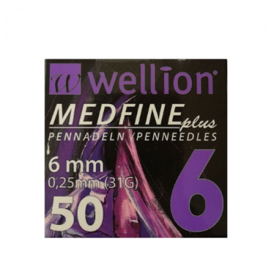 WELLION MEDFINE 6mm (50)