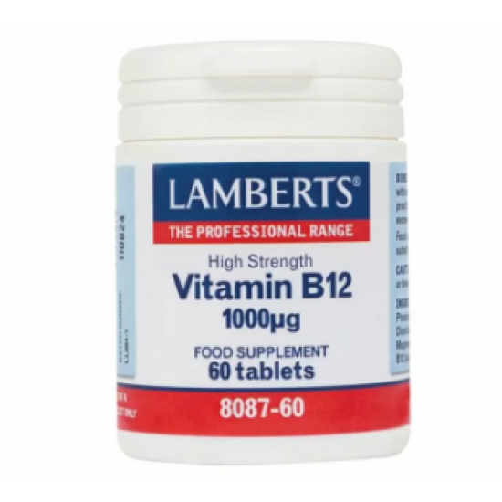 LAMBERTS VIT B-12 1000MCG 60TABS