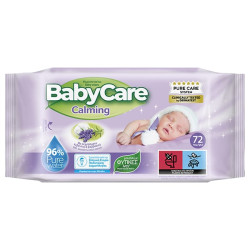 BabyCare Calming Pure Water Μωρομάντηλα, 72τεμ