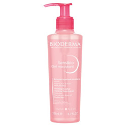 Bioderma Sensibio Gel Moussant Απαλό Τζελ Καθαρισμού & Αφαίρεσης Μακιγιάζ για Ευαίσθητο Δέρμα, 200ml